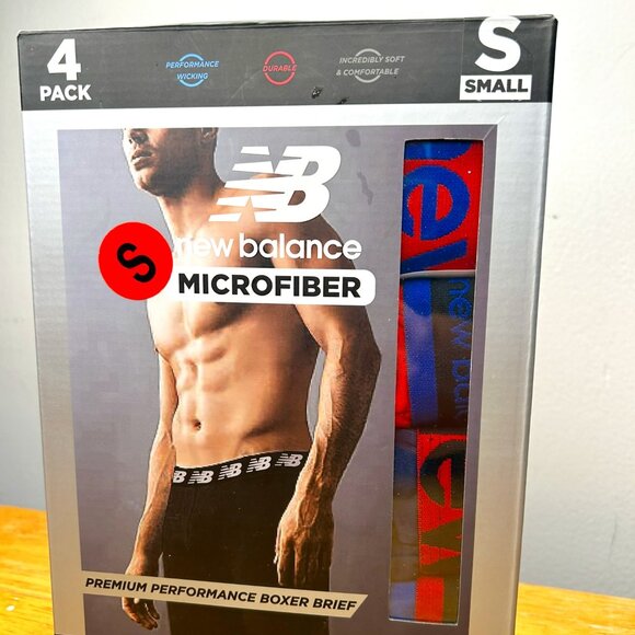 New Balance Men's Boxer Briefs Premium Performance Small - Picture 1 of 2